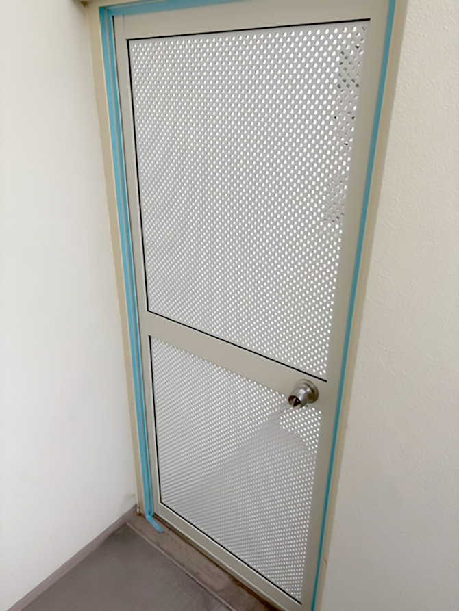 【施工例】マンション共用扉の交換工事1
